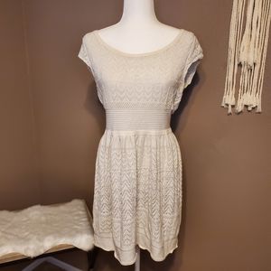 American Eagle Crochet/Open knit Dress Sz L